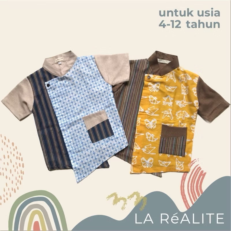Share:   Favorit (253) [4-12 TAHUN] LA RéALITE - PRAWIRO SHIRT - KEMEJA ATASAN SURJAN BATIK CAP LURIK KOMBINASI BALITA ANAK COWO