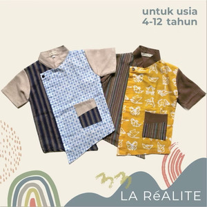 Share:   Favorit (253) [4-12 TAHUN] LA RéALITE - PRAWIRO SHIRT - KEMEJA ATASAN SURJAN BATIK CAP LURIK KOMBINASI BALITA ANAK COWO