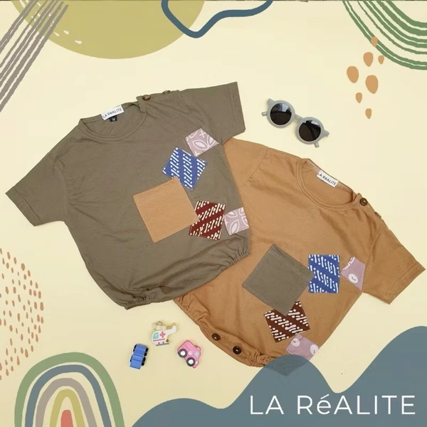 [6-18 BULAN] LA RéALITE - KOFIAU ROMPER - BAJU KAOS BATIK BAYI BALITA ANAK UNISEX CEWE COWO