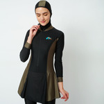Medina Baju Renang Muslim Slim Fit Black Walnut