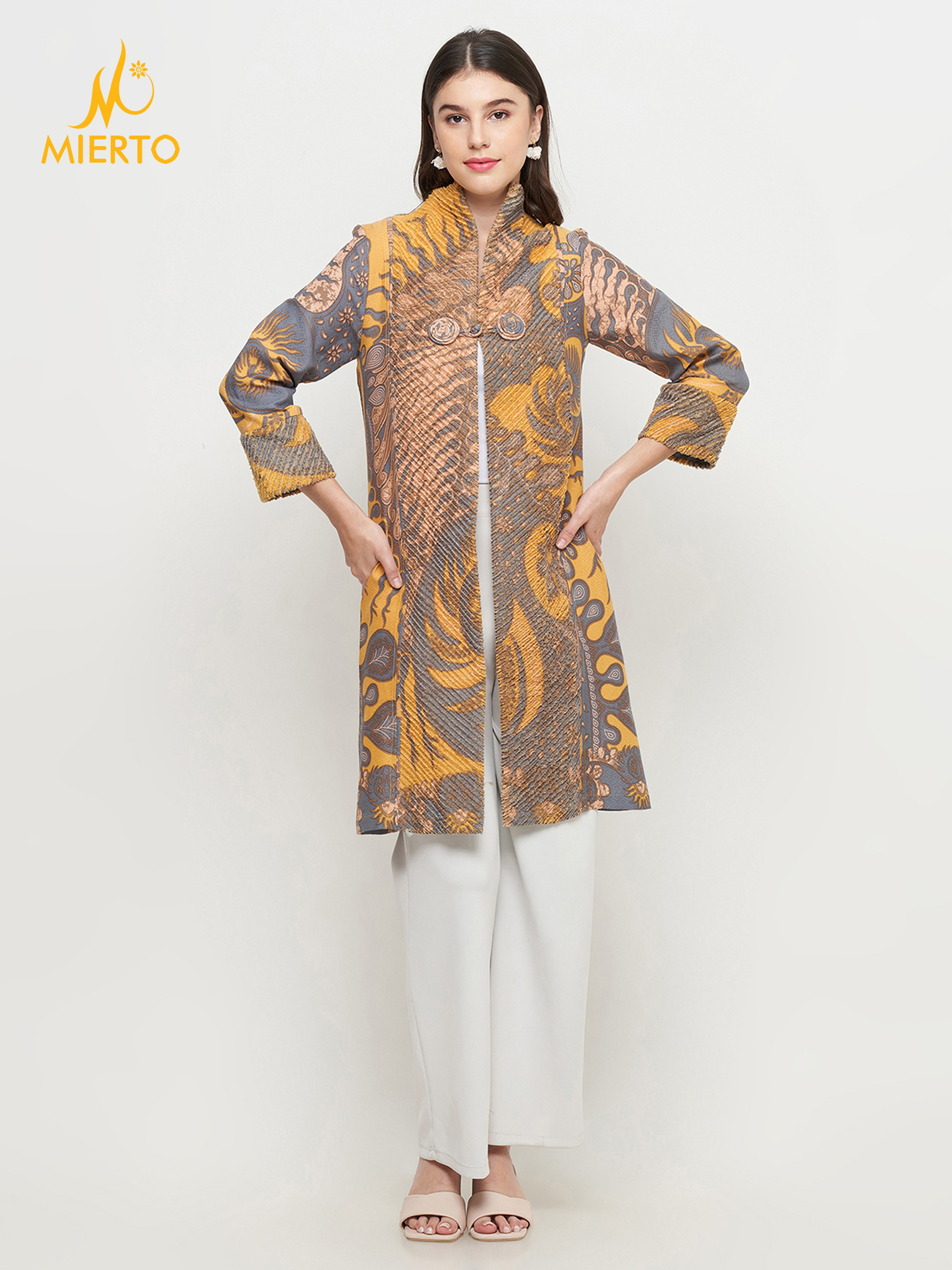 MIERTO - Outer / Blazer Batik Alana Series ZM03