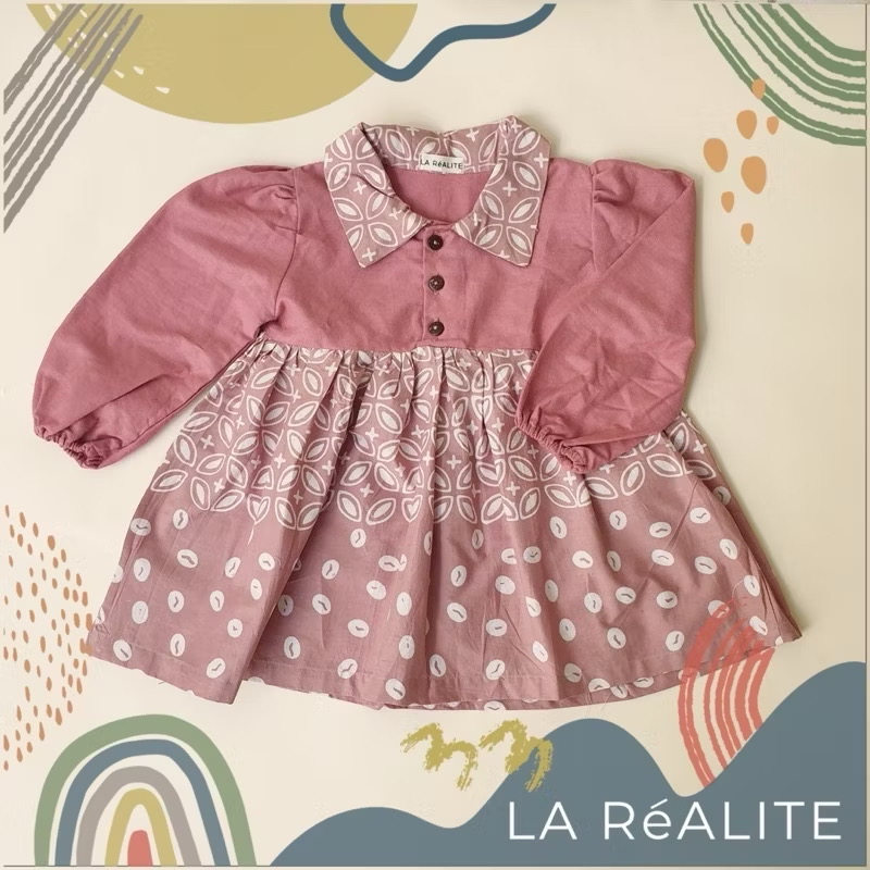[1-4 TAHUN] LA RéALITE - KUMALA DRESS - BAJU BATIK BAYI BALITA ANAK PEREMPUAN CEWE
