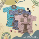 LA RéALITE - WAIGEO HOMEY SET - SETELAN BAJU BATIK ANAK BAYI BALITA COWO LAKI-LAKI
