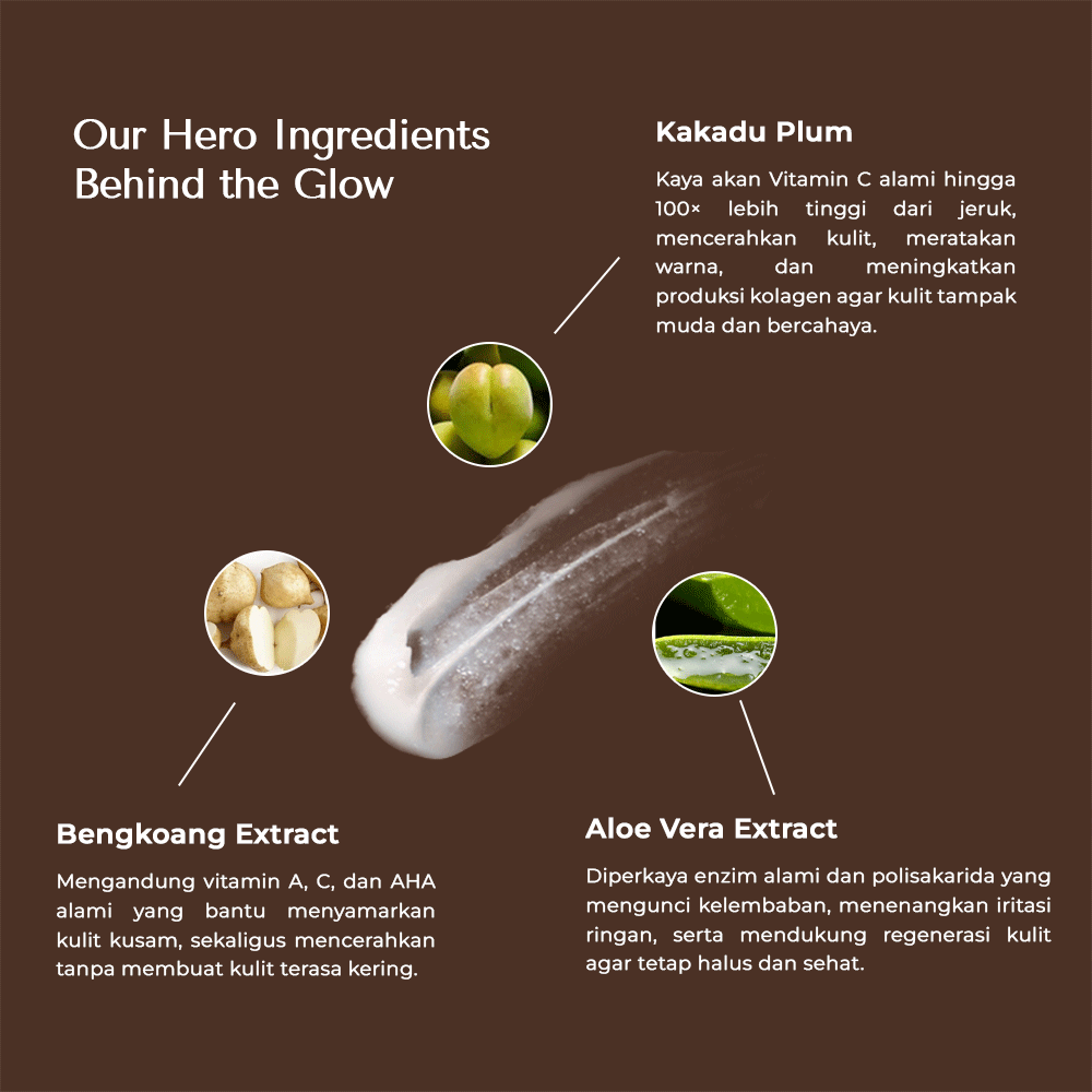 Denara Bali Bright & Glow Body Scrub Jatiluwih Haven 100gr | Mencerahkan, Melembabkan dan Mengangkat Sel Kulit Mati