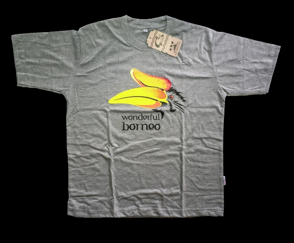 kaos jukut - enggang borneo kaos oleh oleh samarinda khas kaltim