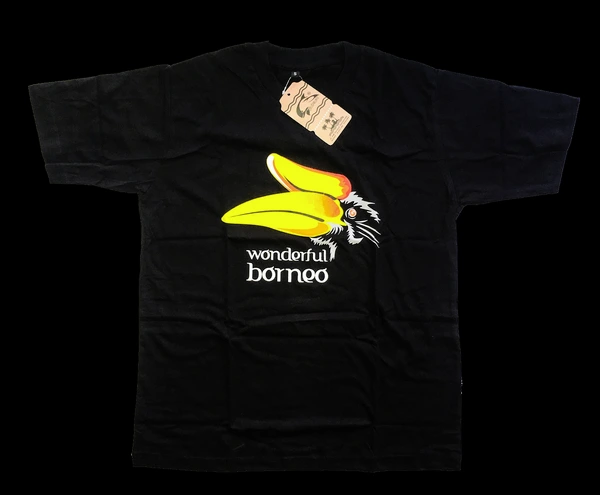kaos jukut - enggang borneo kaos oleh oleh samarinda khas kaltim