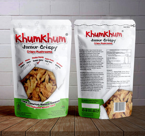 Keripik Jamur Tiram KhumKhum Pedas Manis 75Gram