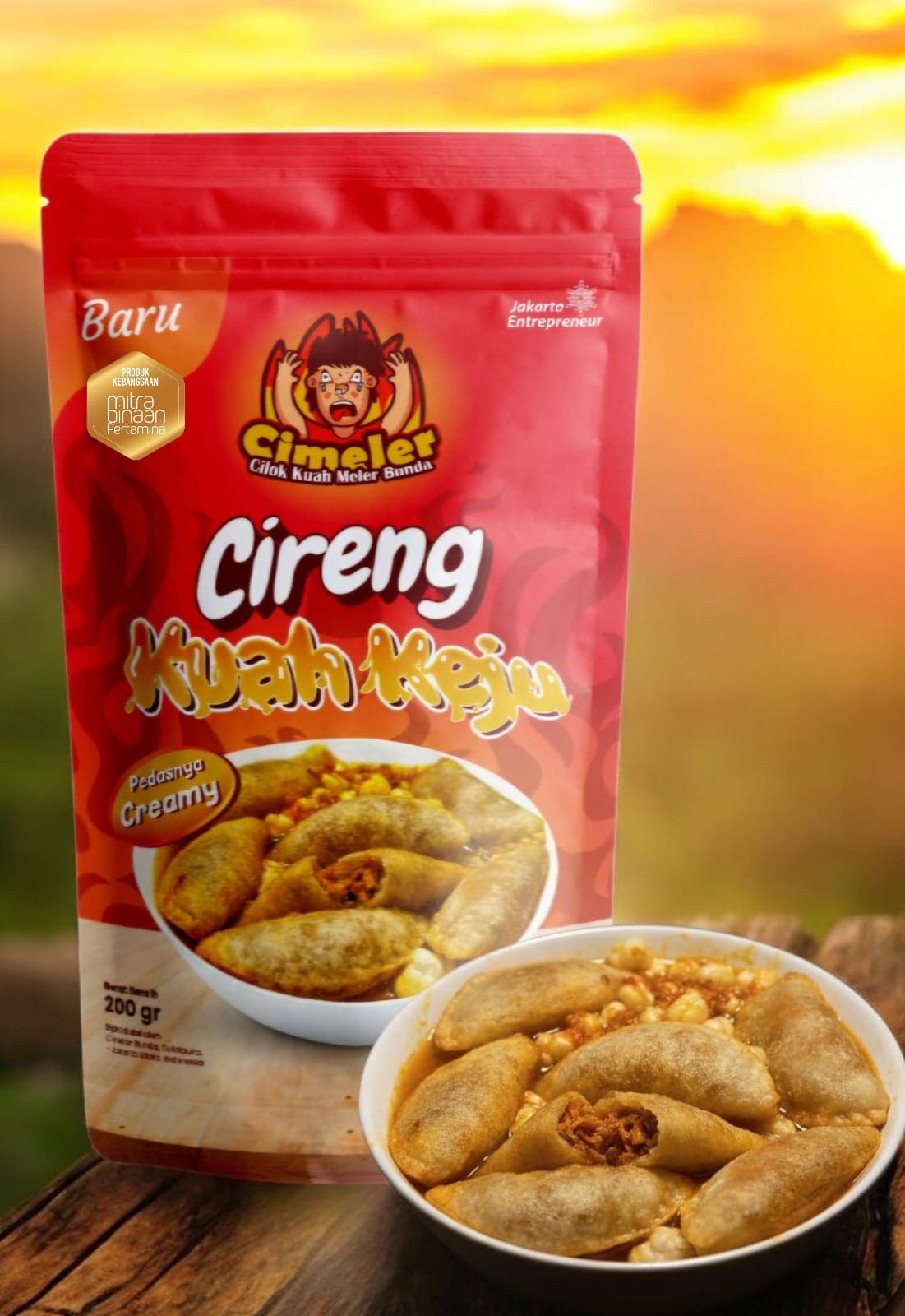 Cireng Kuah Keju