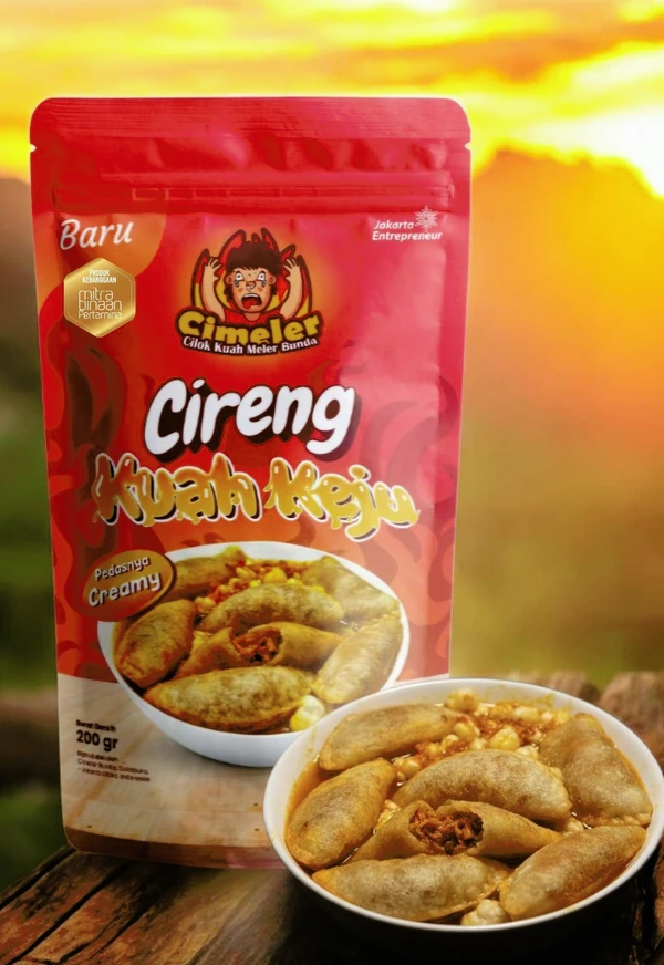 Cimeler cireng Kuah Keju