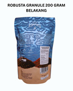 ROBUSTA GRANULE 200 gram Agglomerated Instan Coffee / Kopi Hitam Tanpa Ampas