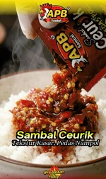 APB SAMBAL CEURIK  (SAMBAL BAWANG)  Sachet 18 gr