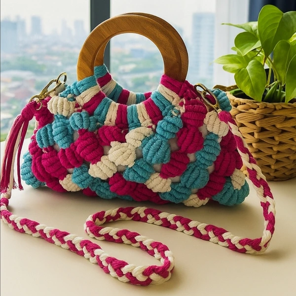 Aluna Macrame Bag Unik Lucu Elegan Mewah Berkelas Tas Wanita