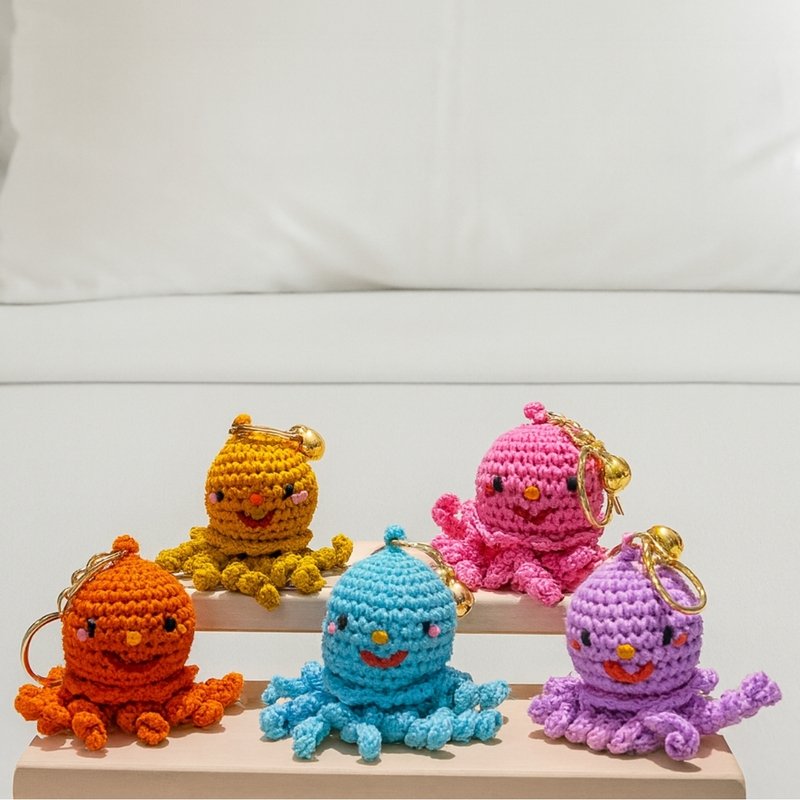 Joy Head Crochet Chain Unik Lucu Bagcharm