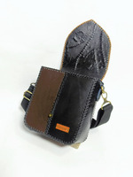 UWAISGEN Tas Selempang Kulit Tas Endek Etnik Bali Handmade Caspian Bag