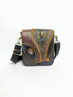 UWAISGEN Tas Selempang Kulit Tas Endek Etnik Bali Handmade Caspian Bag