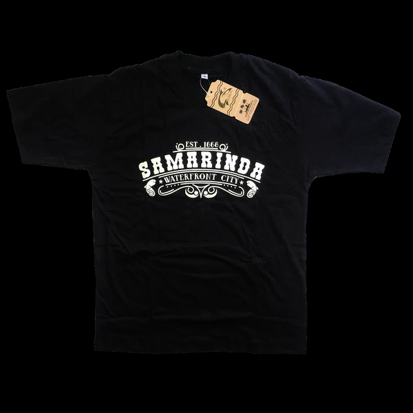 kaos jukut - samarinda waterfront city kaos oleh oleh samarinda khas kaltim