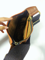UWAISGEN Tas Selempang Kulit Tas Endek Etnik Handmade Bali Luna Slingag