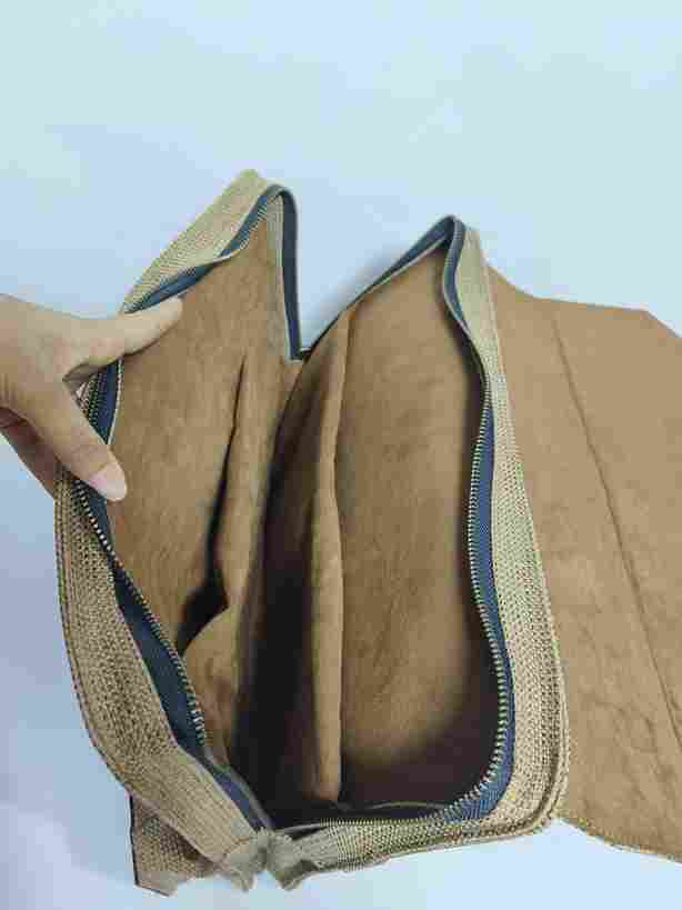 UwaisGen Tas Etnik Bali Tas Laptop Faiz 16 Inchi Goni Endek Souvenir Tas Laptop Pria/Wanita Handmade