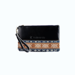 KAINNESIA Sekar Clutch - Tenun Kulit Sapi Asli