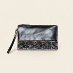 KAINNESIA Sekar Clutch - Tenun Kulit Sapi Asli
