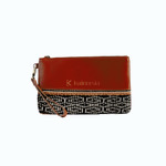 KAINNESIA Sekar Clutch - Tenun Kulit Sapi Asli