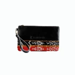 KAINNESIA Sekar Clutch - Tenun Kulit Sapi Asli