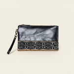 KAINNESIA Sekar Clutch - Tenun Kulit Sapi Asli