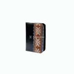 KAINNESIA Kasusra Passport Cover - Tenun Kulit Sapi Asli