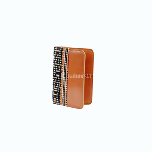 KAINNESIA Kymani Passport Cover - Tenun Kulit Sapi Asli