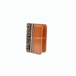 KAINNESIA Kymani Passport Cover - Tenun Kulit Sapi Asli