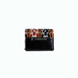 KAINNESIA Anom Cardholder Double - Tenun Kulit Sapi Asli