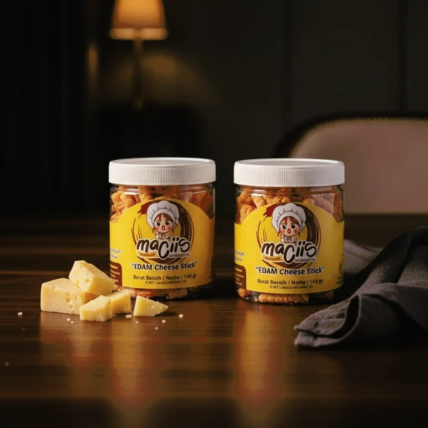MACIIS Ummben Cheese Stick Keju Edam Toples 160g Cemilan Anak Dewasa Homemade Tanpa MSG Halal
