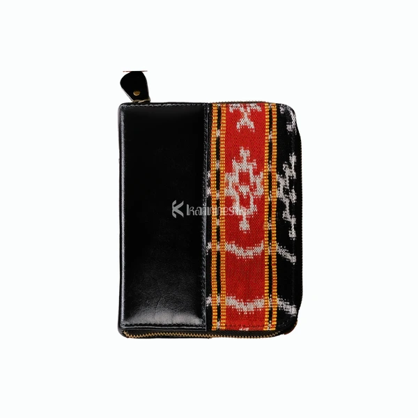 KAINNESIA Bestari Notebook - Tenun Kulit Sapi Asli