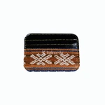 KAINNESIA Aswin Cardholder Single - Tenun Kulit Sapi Asli