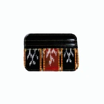 KAINNESIA Aswin Cardholder Single - Tenun Kulit Sapi Asli