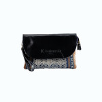 KAINNESIA Shinta Clutch - Tenun Kulit Sapi Asli