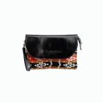 KAINNESIA Shinta Clutch - Tenun Kulit Sapi Asli