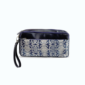 KAINNESIA Abimanyu Pouch - Tenun Kulit Sapi Asli