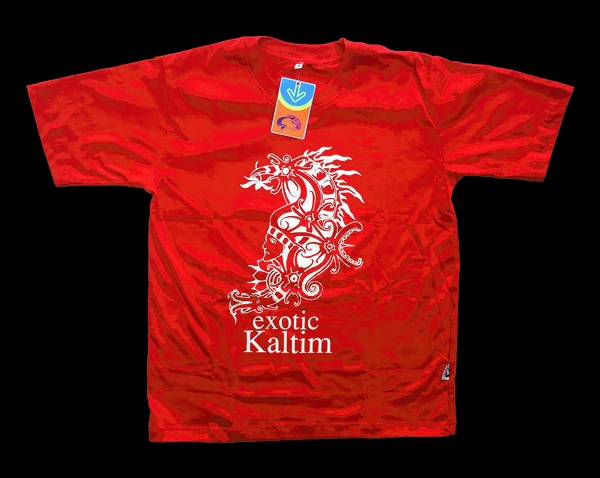 kaos jukut - ornamen kaos oleh oleh samarinda khas kaltim