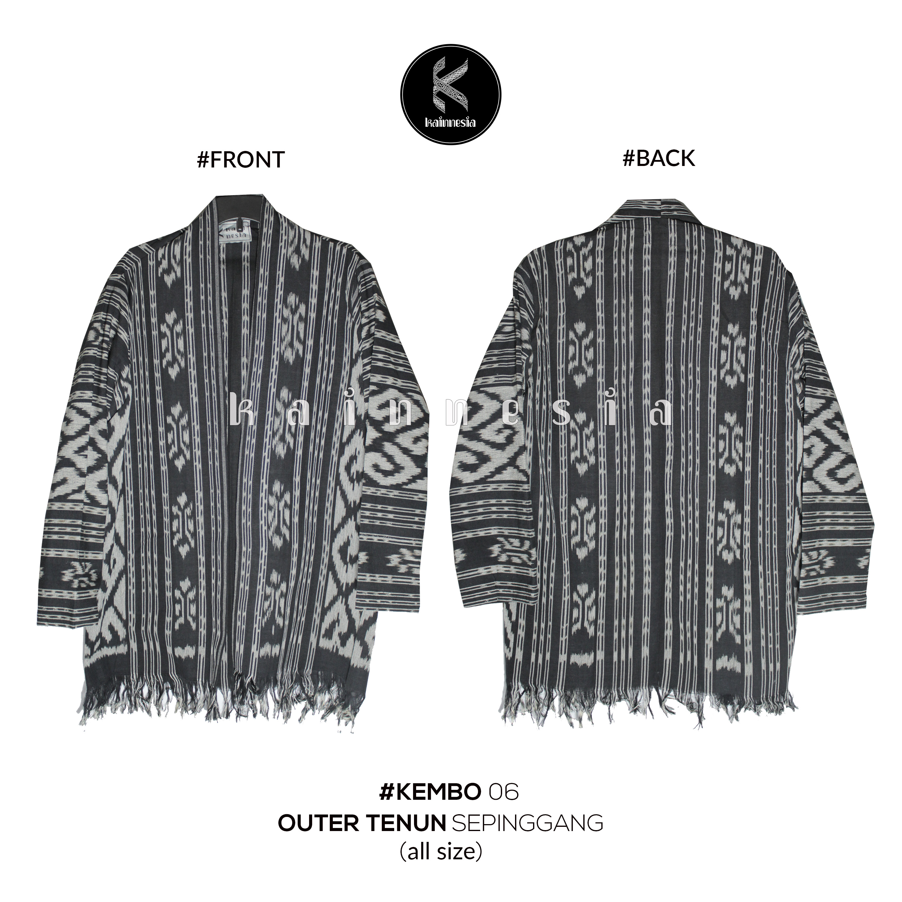 KAINNESIA OUTER TENUN KEMBO SERIES - OUTER TENUN PRIA WANITA 1