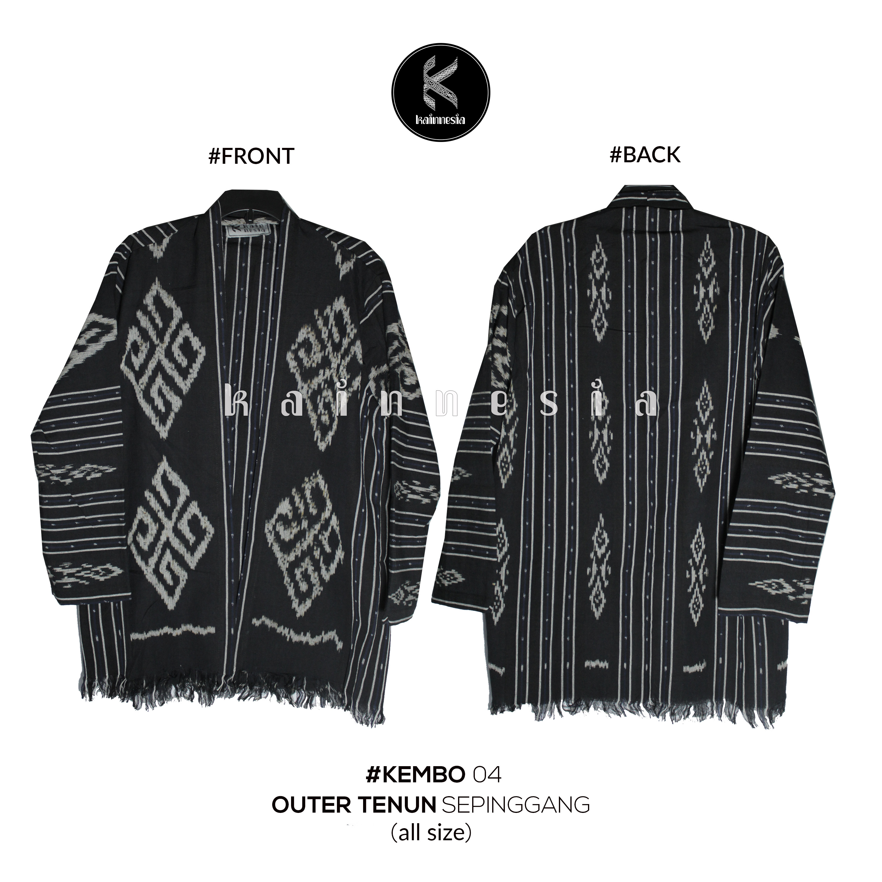 KAINNESIA OUTER TENUN KEMBO SERIES - OUTER TENUN PRIA WANITA 1