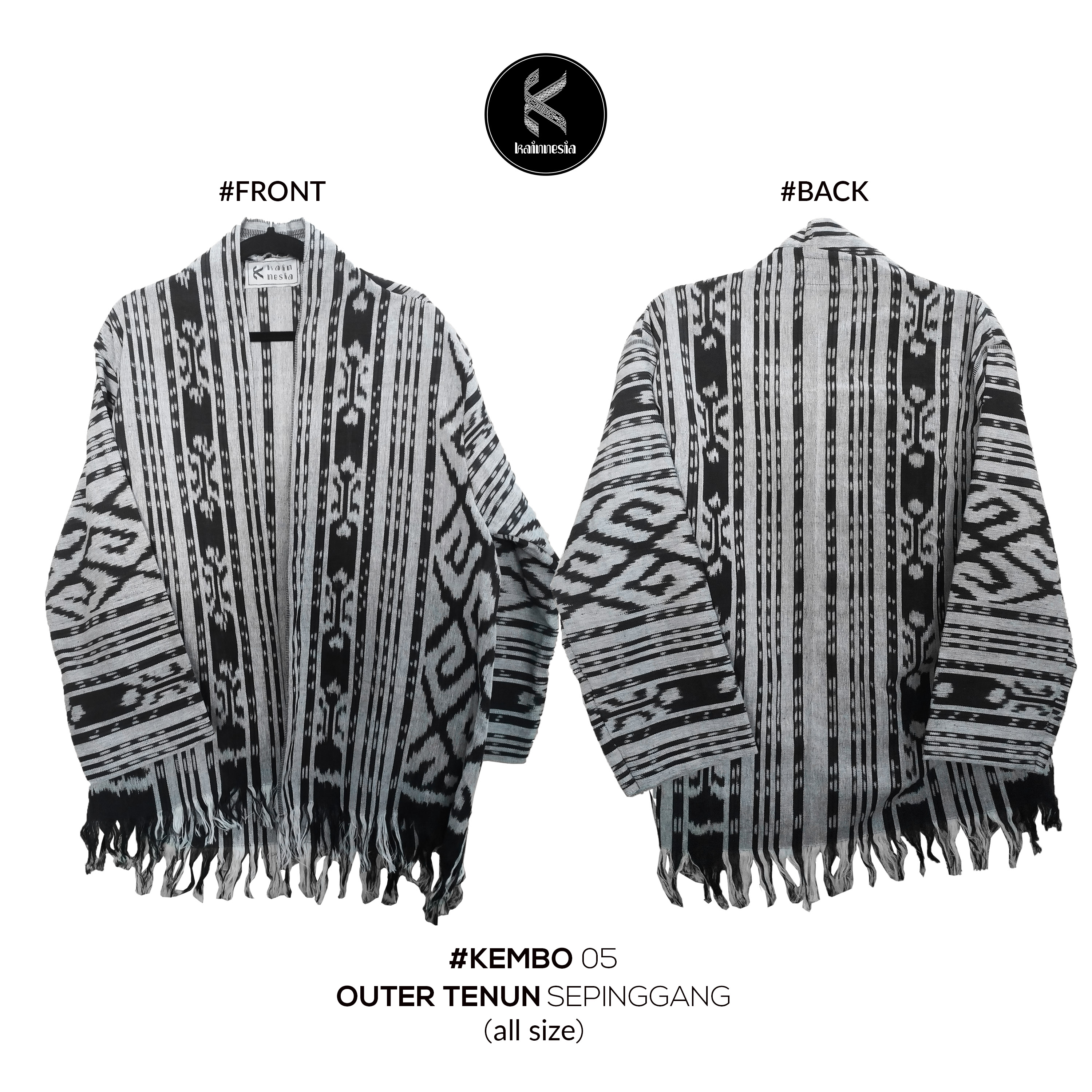 KAINNESIA OUTER TENUN KEMBO SERIES - OUTER TENUN PRIA WANITA 1