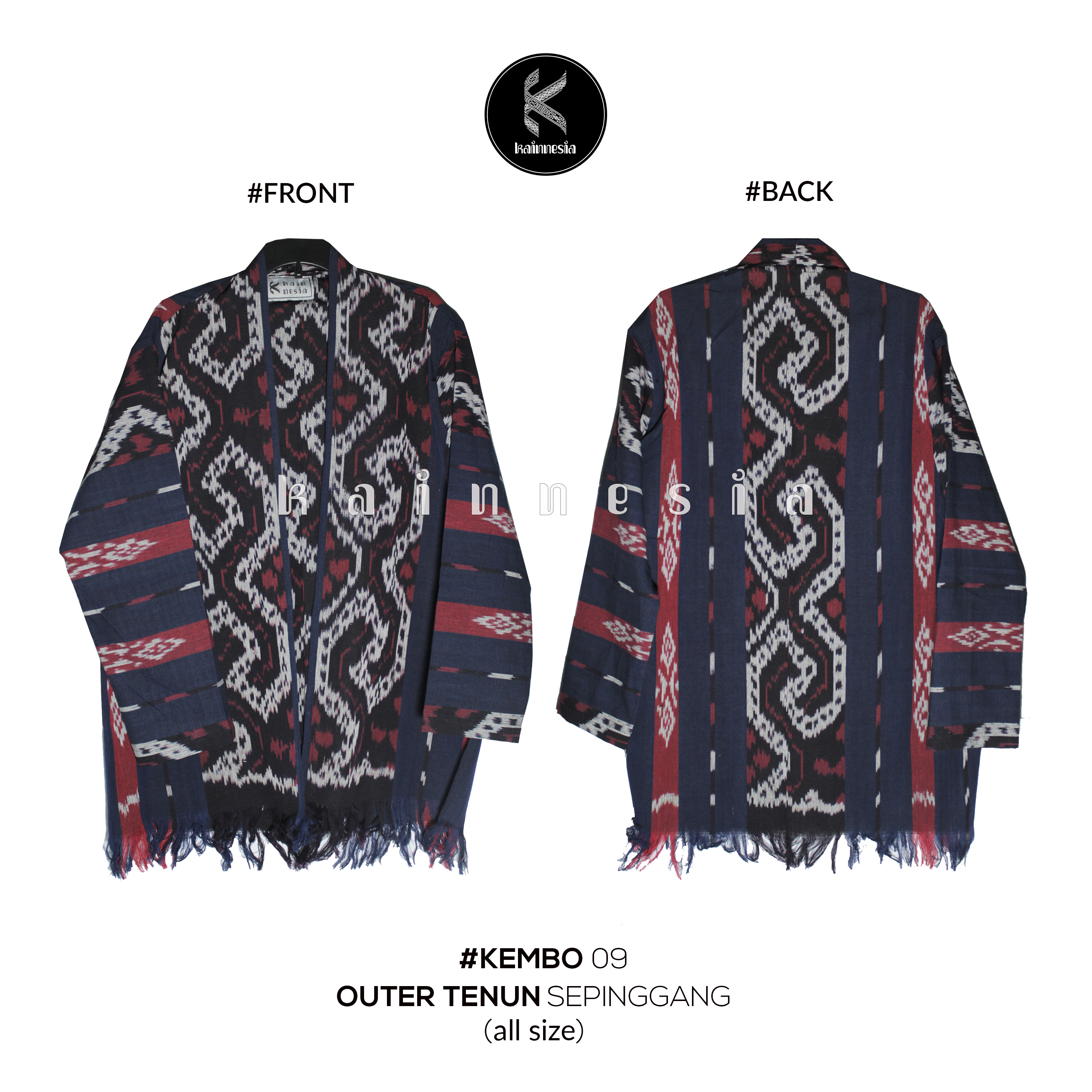 KAINNESIA OUTER TENUN KEMBO SERIES - OUTER TENUN PRIA WANITA 1