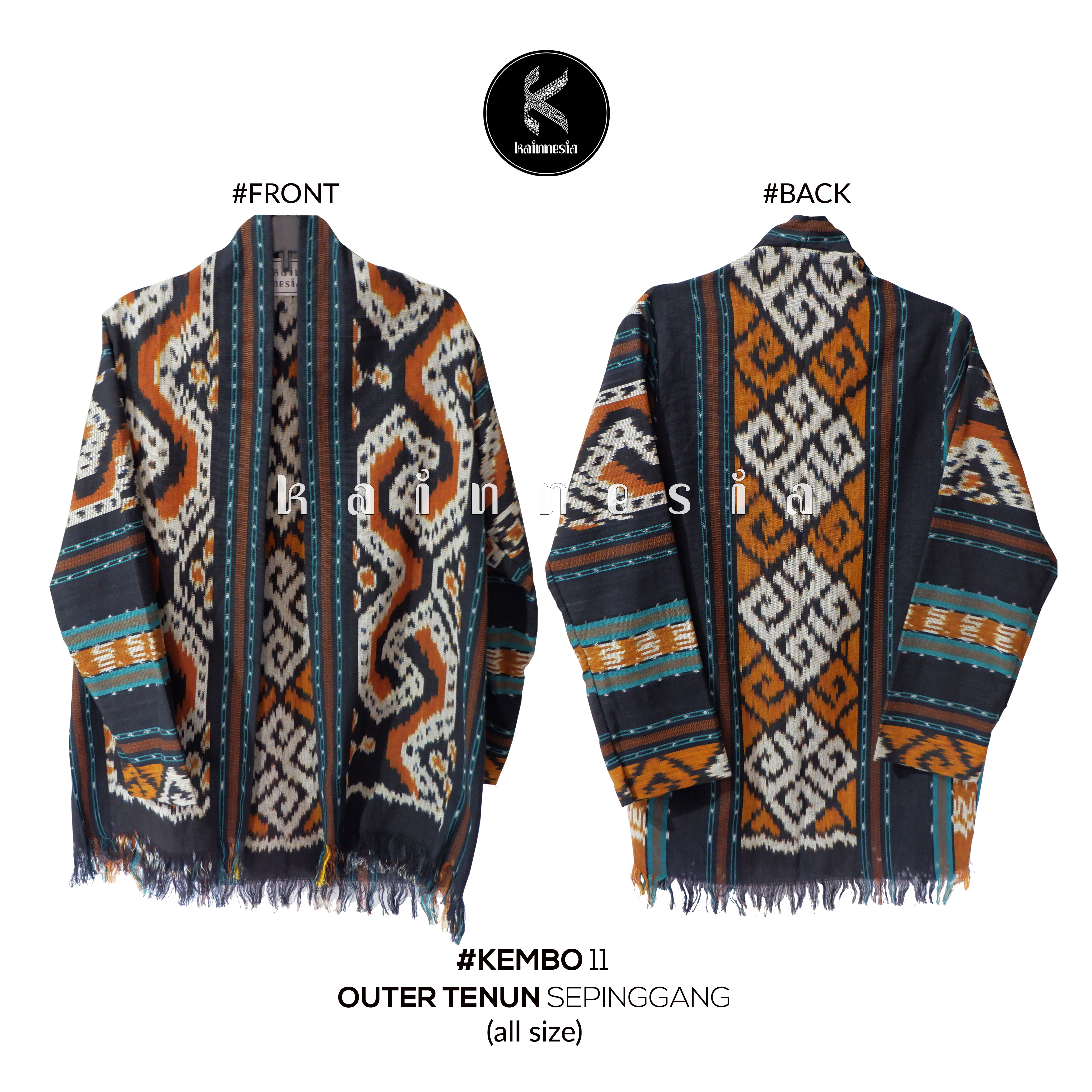 KAINNESIA OUTER TENUN KEMBO SERIES - OUTER TENUN PRIA WANITA 1