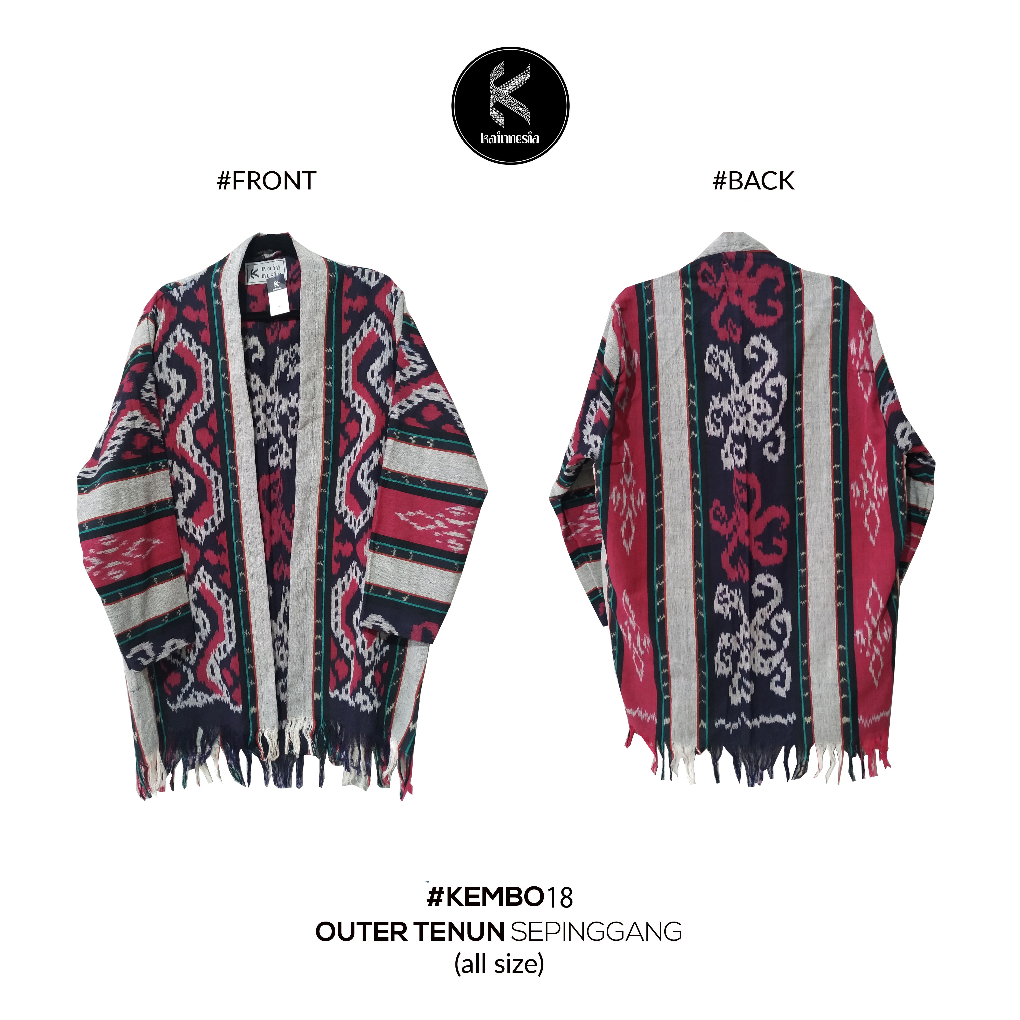 KAINNESIA OUTER TENUN KEMBO SERIES - OUTER TENUN PRIA WANITA (2)