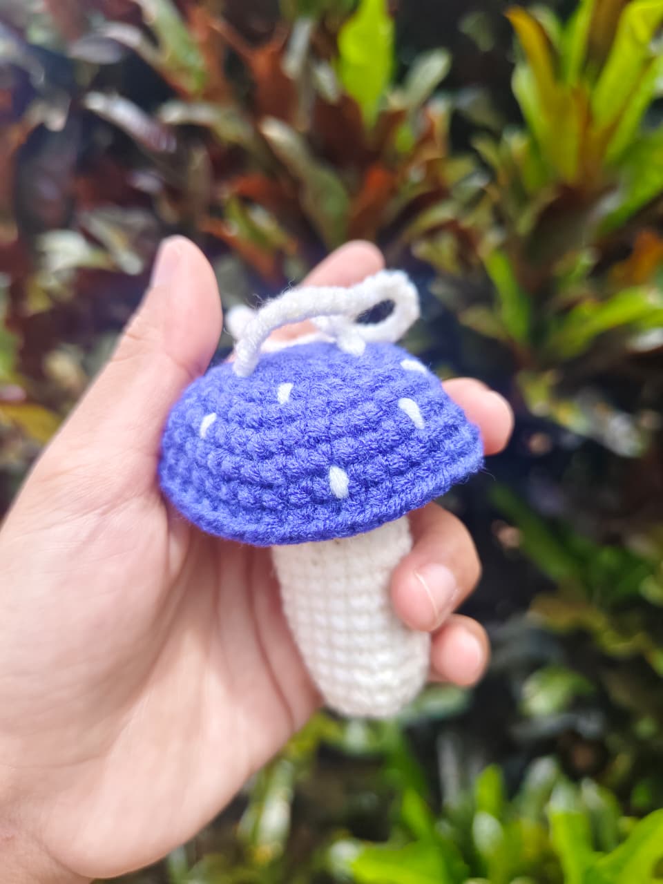 Bag Charm Jamur Rajut