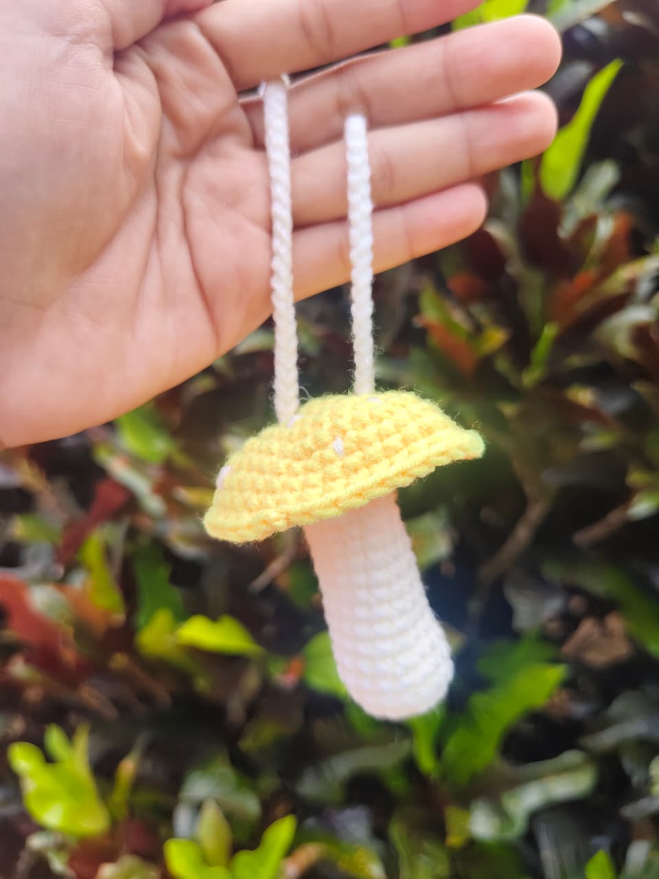 Bag Charm Jamur Rajut