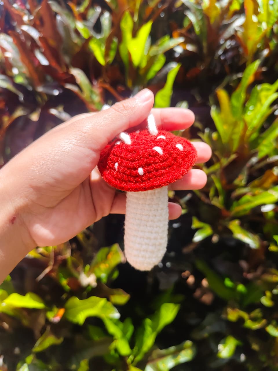 Bag Charm Jamur Rajut