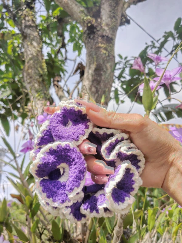 Bona rajut Ikat rambut rajut handmade