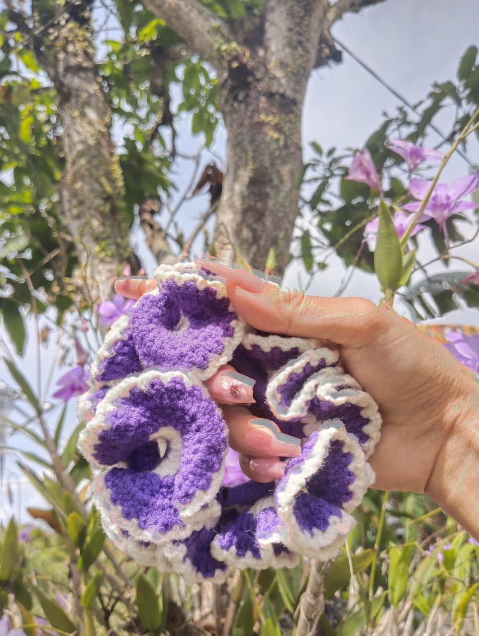 Bona rajut Ikat rambut rajut handmade